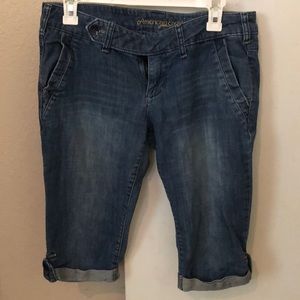 American eagle cropped denim